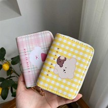 차이온 강아지 곰돌이 반지갑 카드지갑 중학생 고등학생 생일선물