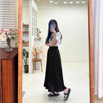 밴딩 주름 롱스커트 /~ 6 color