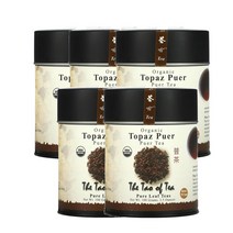 더타오오브티 푸얼 티 토파즈 푸얼 100g The Tao of Tea Puer Tea Topaz Puer, 5팩