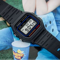 CASIO 남여공용 재팬무브먼트 알람 크로노 스포츠 우레탄 전자 손목시계