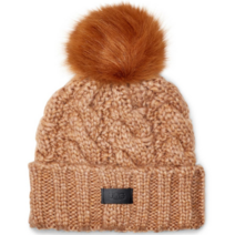 UGG 어그 여성 니트 폭스 퍼 방울 모자 비니 5컬러