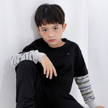 타미힐피거 투 인 원 레이어드 티셔츠 (T42B7KKO640BT1BDS)