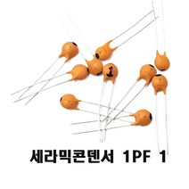 세라믹콘덴서1pF 세1P Ceramic Capacitor 1pF 50v, 10개입