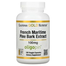 캘리포니아 골드 프랑스 해송 올리고핀 Oligopin 100mg 180정, 60 개