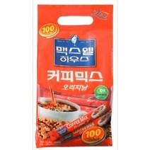 동서 맥스웰커피믹스 12g X 100T 탕비 간식 티타임 음료 홍차 식음료 오피스 미팅 믹스, 1