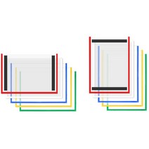A3 후면자석 내용물교체형 투명 안내판 표지판 10개입 사인물 전시용품 알림판 표지판 안내 팻말, 쿠팡1 아이스초코 세로형 백색 10개, 쿠팡1 아이스초코 본상품선택