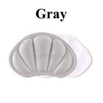 신발 뒤꿈치 크기 감속기 충돌 깔창 스포츠 힐 패치 물집 마찰 방지 마모 발 패드 쿠션, Gray
