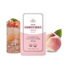 자유다방 5일에이드클렌즈 복숭아맛, 100ml x 5개