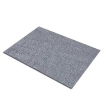 쿠션 C형 현관매트 60X90cm 그레이 미끄럼방지 깔판 발판 현관입구 매장 업소용 흙털이 물기흡수, 단품