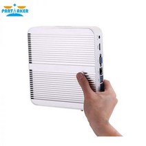 팬리스 미니 PC 인텔 i3 6157U 8145U 윈도우즈 10 베어 본 시스템 장치 데스크탑 컴퓨터 Linux HTPC VGA HDMI WIFI 6 X USB 가격 저렴, 4G Ram 128G SSD WiFi, Core i3 7167U DDR3L