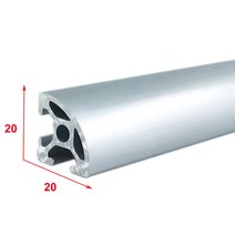 알루미늄레일 슬라이드레일 루프박스 2020R-6 EU 알루미늄 프로파일 100-800mm 길이 1/4 곡선 선형 레일 D, 12 650mm