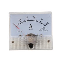 DC 0-50A 아날로그 앰프 미터 전류계 현재 패널 + 50A 75mV 션트 저항, 보여진 바와 같이, 하나