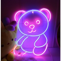 SSFF LED 네온 스타일링 라이트 장식등, 무지개