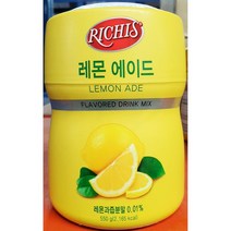 음료 에이드 레몬 파우더 리치스 액상 베이스 550g, 1개, 본 상품 선택하기