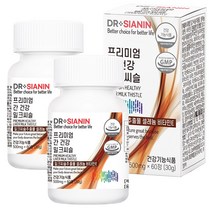 닥터시아닌 프리미엄 간 건강 밀크씨슬 2개입, 60정, 2개