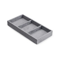 MISHITU벨벳 보석 정리함 쥬얼리 디스플레이 링 팔찌 목걸이 보관함 쇼케이스 서랍 정리함 트레이, P06908