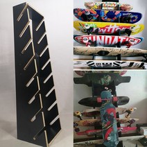 스케이트롱보드 다용도 나무거치대 스노우크루져카버, 120CM(8단)