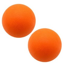 이츠라이프 A타입 베이직 라크로스 마사지볼, 오렌지, 2개입