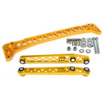 로어암 스테빌라이저 로우암 하체부품 혼다 시빅 용 골드 빌렛 리어 컨트롤 및 서브 프레임 브레이스, 1.금