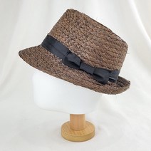 SH118 하이클라스 라피아 남여공용 페도라 여름페도라 밀짚페도라 중년모자 중년페도라 라피아햇 고급밀짚 여름밀짚모자