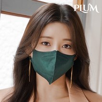 국내 생산 푸름 에어리 2D 마스크 귀안아픈 새부리형 컬러마스크 저자극 대형 25매/50매, 아티초크그린 (카키)