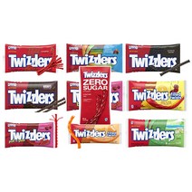 (미국직배송) 국민간식 Twizzlers 쫀득한 젤리 트위즐러 젤리 453g 10종, 1개, 바이트 체리 453g