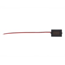 전기테스터기 AC 4.5-30V 0.36 LED Digital Voltmeter Voltage Meter Volt Instrument Tool 3 Wires Displa, 01 빨간