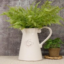 지영소매 화병 까메오 저그 인테리어 유리 조화 거실 엔틱 모던 심플한 W9DB3CE, 1개