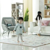 아기 유아 거실 체육관 매트 지그재그 200x140x1.4