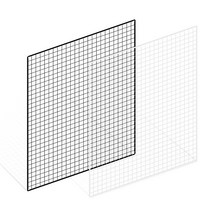 위드금창 메쉬망 1200x1500mm 다용도 인테리어 벽선반 휀스망 철망, 1200x1500mm 블랙, 1개