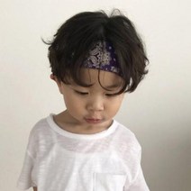 메론스위치 반다나밴드 / 블랙체크 화이트