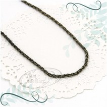 토이앤스티치/꽈배기/목걸이줄/신주/일반용/자수용/프랑스자수/반제품/당일발송, 신주 꽈배기 목걸이줄
