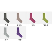 Tabio 타비오 리브드 크루 길이 삭스 정장 캐주얼 다양한 연출 가능한 남성 패션 양말