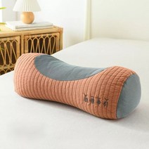 Yongxu 메밀껍질경추베개 141319, 두 개의 47x20cm 베갯잇을 제거하고 씻을 수 있습, 전체 메밀 자궁 경부 베개-리드 오렌지