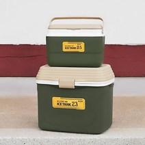 다양한 사이즈 코멕스 아도라 아이스탱크 4종 받침대 바퀴형 거치대 40 캠핑 아이스박스30 바퀴 70리터 가, 밀리터리그린_14L