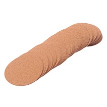 Lopbinte 코르크 코스터 매트 받침 시트(60개 원형)