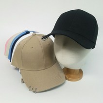 남녀커플 4링피어싱 볼캡 캐주얼패션 야구모자