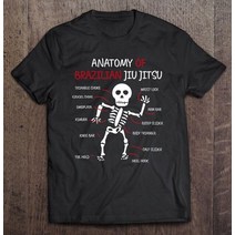 주짓수 티셔츠 jiu jitsu shirts funny anatomy of 면화 0