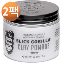 슬릭 고릴라 클레이 포마드 70g, 2팩