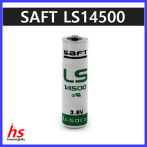 saft 사프트 LS14250 LS14500 EVE ER14250 3.6V 비콘 e5 PLC 열량계 골프 리모콘 배터리, 3. saft LS14500, 1개