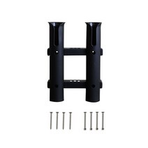 내구성 플라스틱 낚시 막대 랙 홀더 브래킷 보트 상자 장비에 한 스탠드, 02 Black