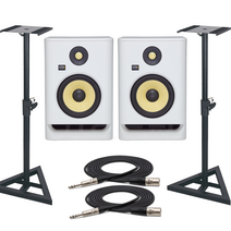 KRK ROKIT 7 G4 화이트 x 스피커 스탠드 패키지