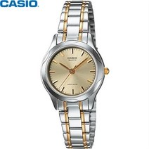 카시오 여성 메탈 손목 시계 금장 LTP-1275SG-9A