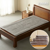 장수돌침대 다하스 논슬립 싱글 침대패드(그레이)_S, 없음