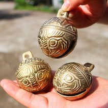 무당방울 무속인용품 신내림 신굿 용 호랑이, 2.0cm 방울 5 개