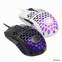 쿨러마스터 초경량 RGB 게이밍 마우스, MM711, 블랙