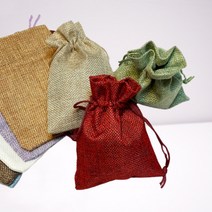 린넨 파우치 10종 복주머니 면 광목 조리개 캔버스 수제비누 선물 원두