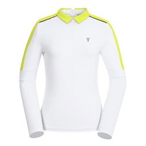 LPGA 여성 소매 배색 웰딩포인트 제에리 티셔츠 L193TL506P
