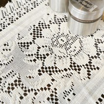 카페 꽃무늬 테이블 장식 매트 러너 협탁덮개 식탁보