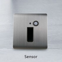 SANDIY 벽 램프 모션 센서 내장 된 계단 빛 보육 야간 조명 실내 룸 단계 사다리 복도 86x86, Gray Sensor B, Warm White (2700-3500K)